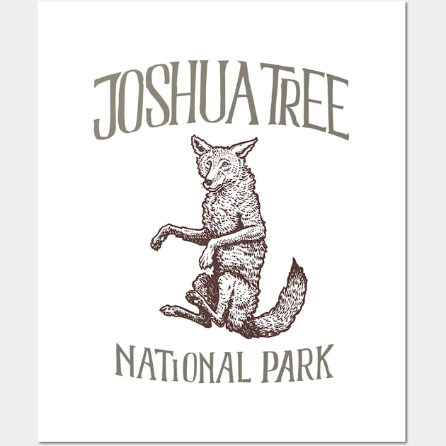 Joshua Tree National Park: Falling Coyote Wall Art by calebfaires